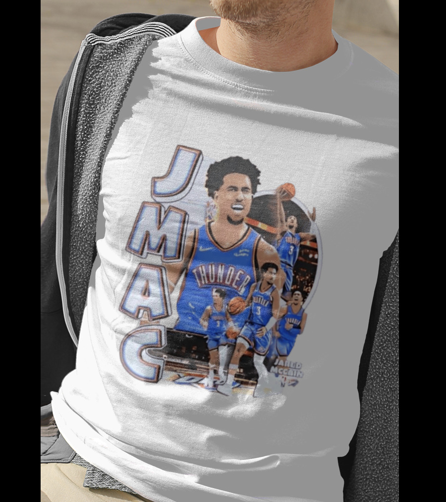 Jared McCain J MAC Oklahoma City Thunder NBA T-Shirt