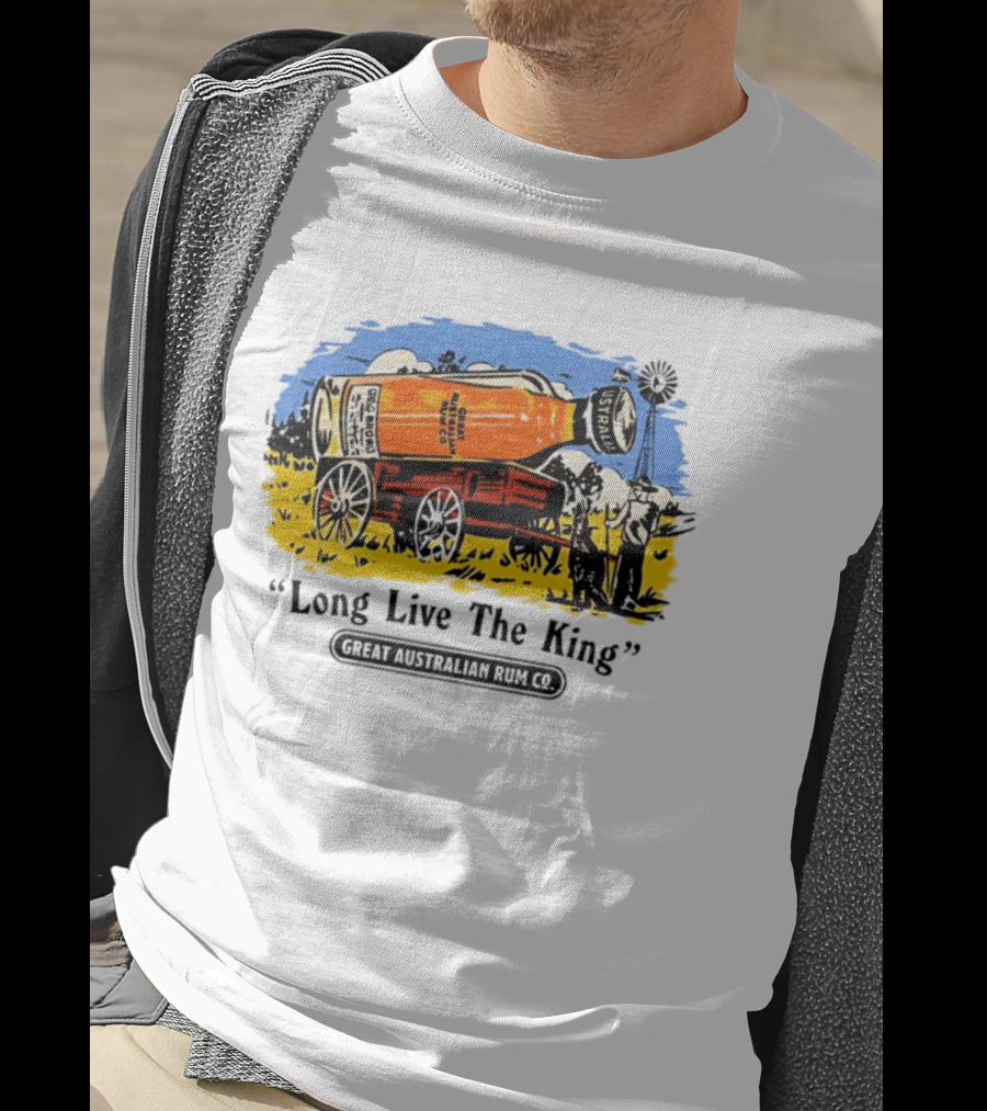 Long Live The King Sriracha Hot Sauce Australia Country T-Shirt