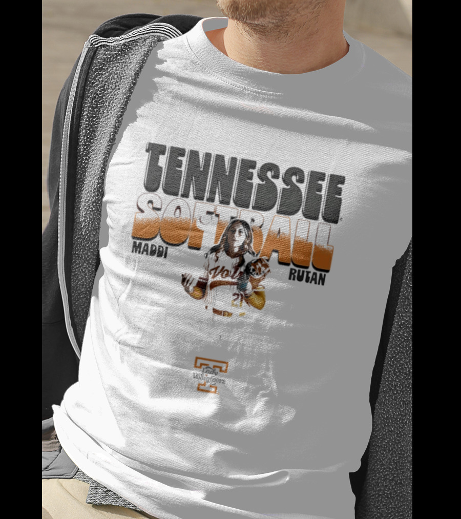 Tennessee Vols Maddi Rutan Softball Player Pose T-Shirt