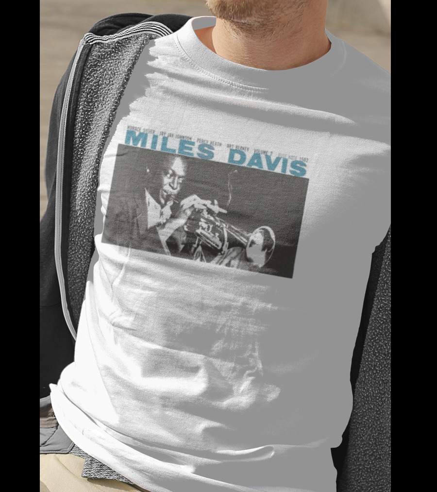 Miles Davis Volume 2 Jazz Horace Silver JJ Johnson Black And White Album Cover T-Shirt