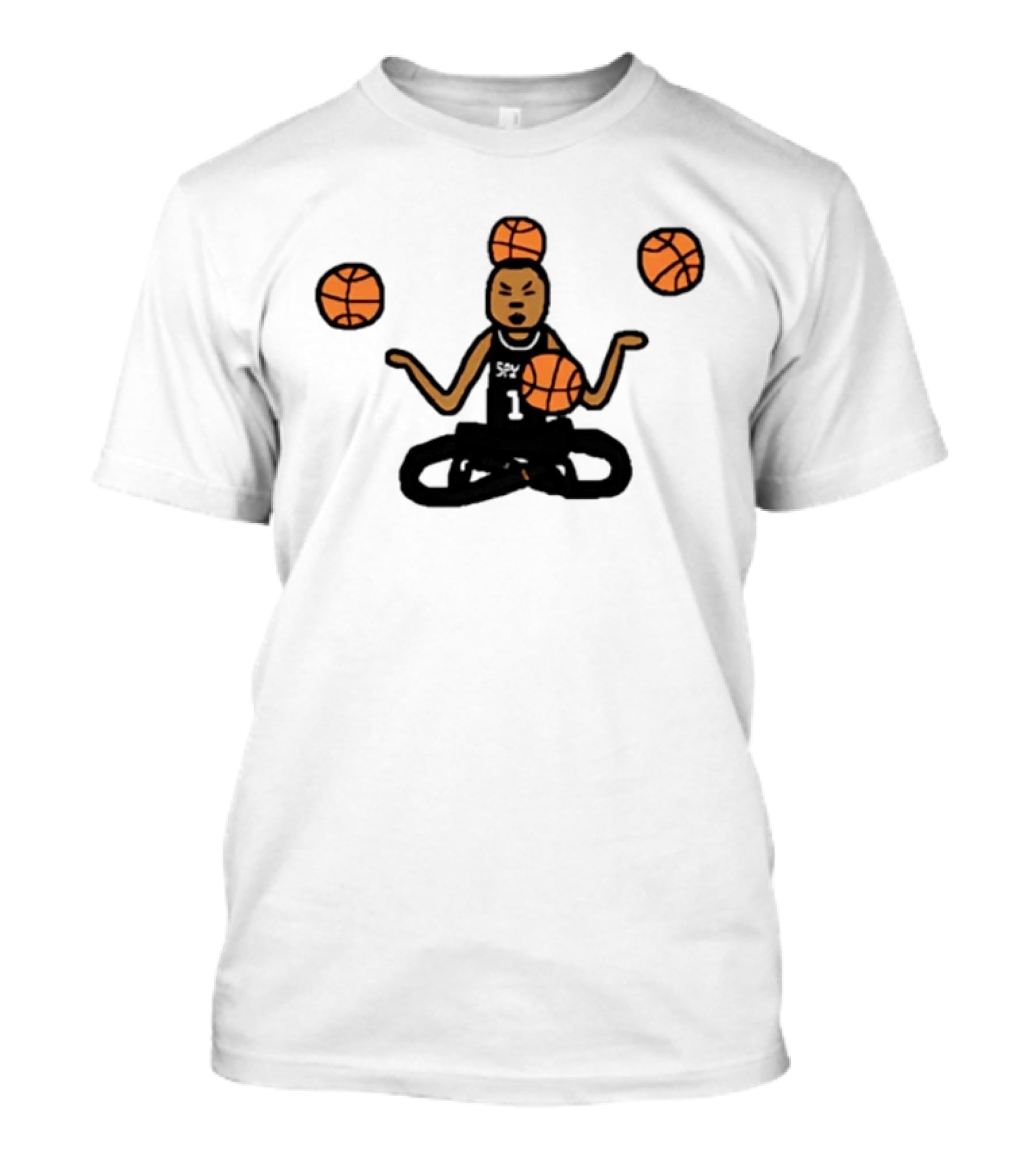Monk Wemby Victor Wembanyama Juggling Basketballs San Antonio Spurs T-Shirt