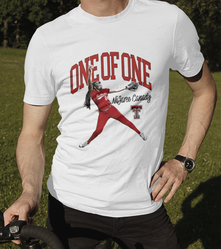 One Of One NiJaree Canady Texas Tech Red Raiders Softball T-Shirt
