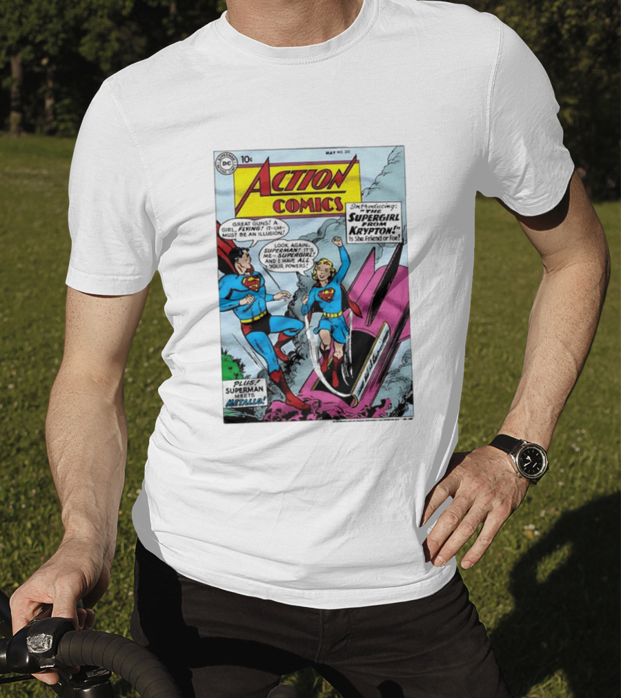 Action Comics 252 Superman Meets Supergirl From Krypton DC Comics 1959 T-Shirt