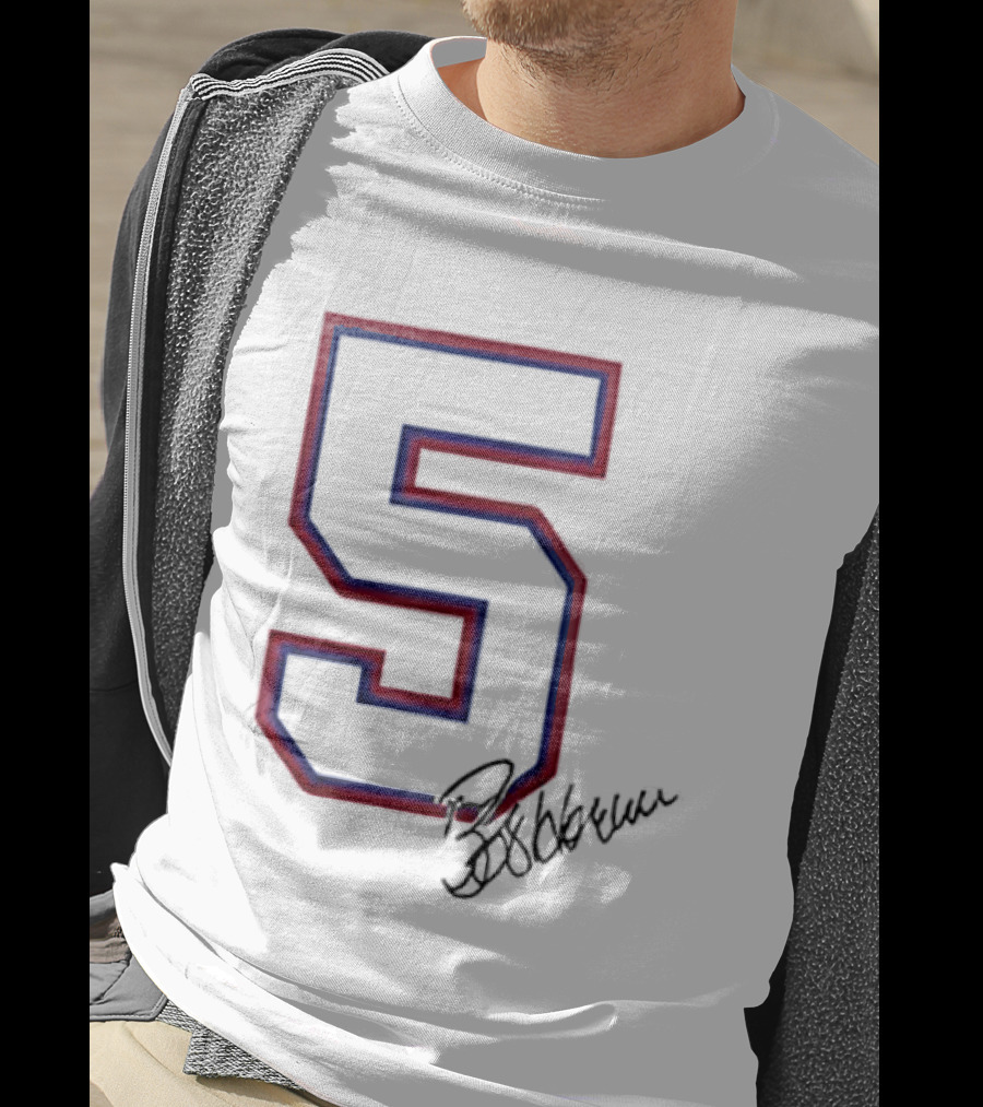 Atlanta Braves Bob Horner Number 5 Signature T-Shirt