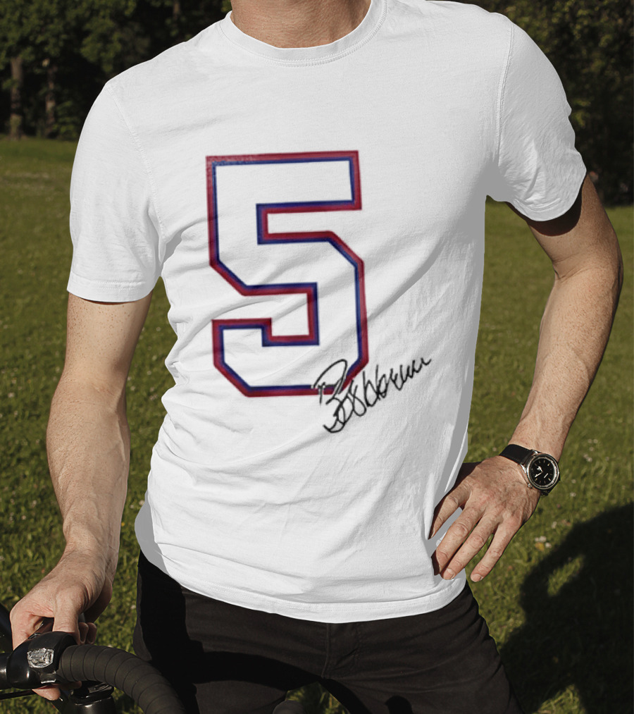 Atlanta Braves Bob Horner Number 5 Signature T-Shirt