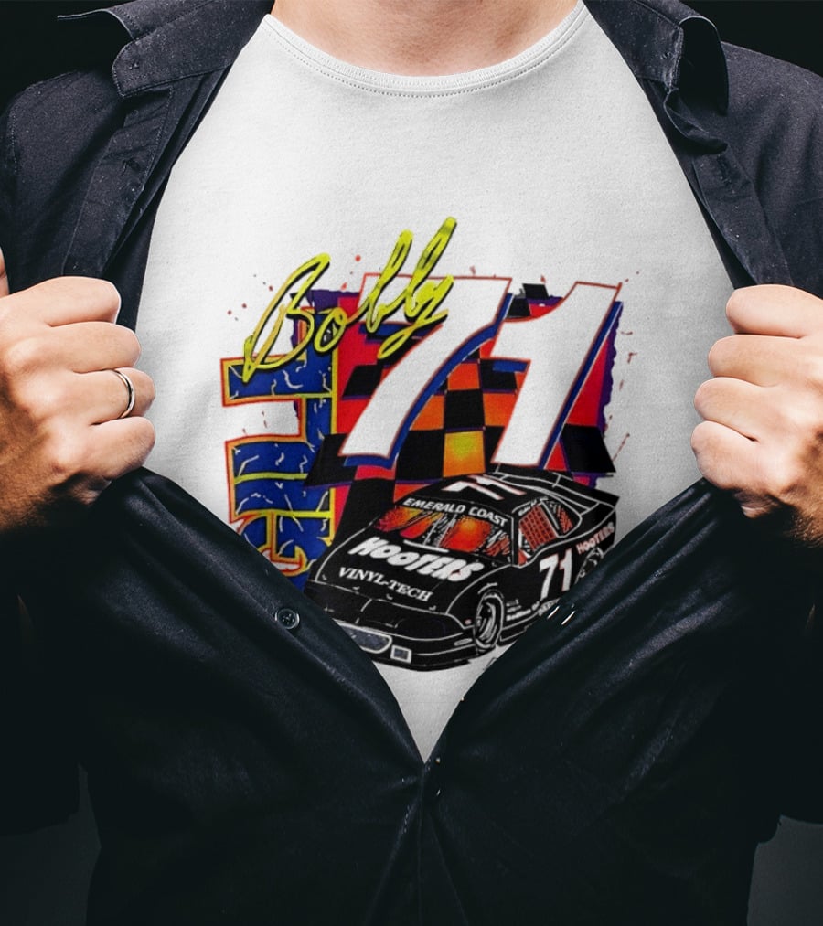 Bobby Allison 71 Hooters NASCAR Sarasota Florida 1959 Racing Car T-Shirt