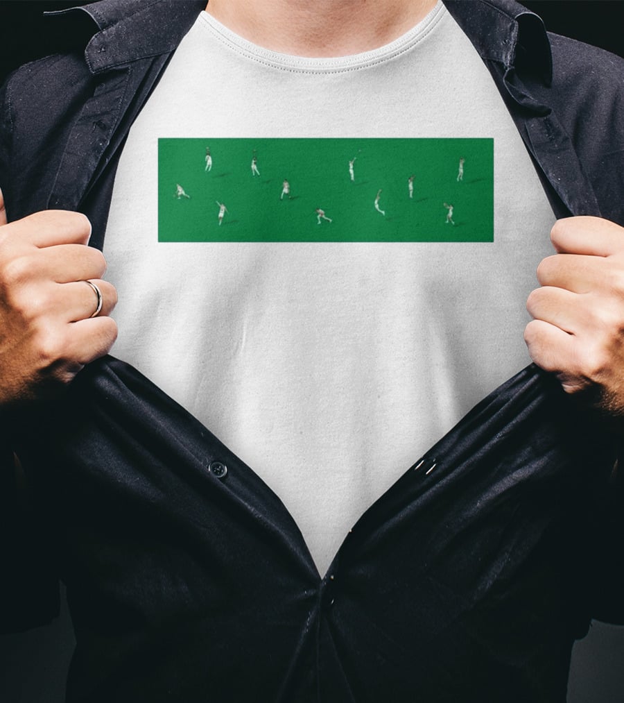 Boston Celtics Minimalist Green Team Players Iconic Moves T-Shirt