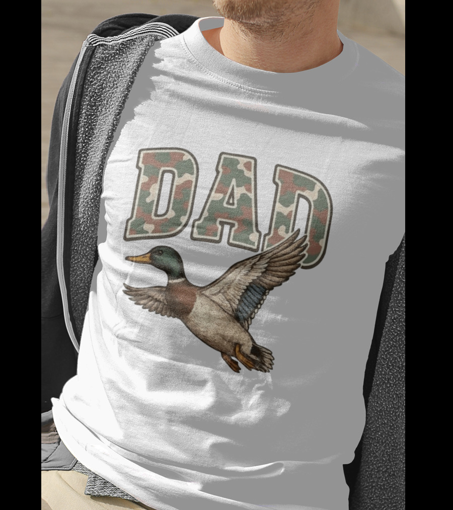Dad Camo Duck Hunter T-Shirt