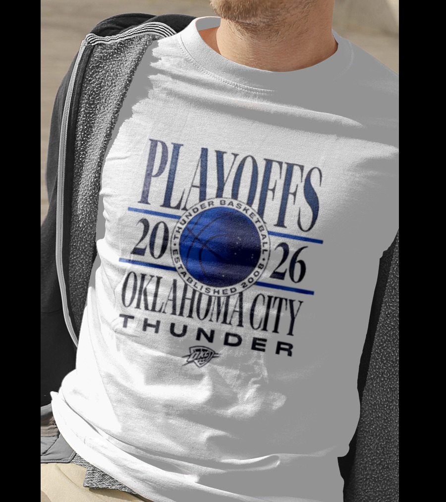 Oklahoma City Thunder Playoffs 2026 Loud City Basketball T-Shirt