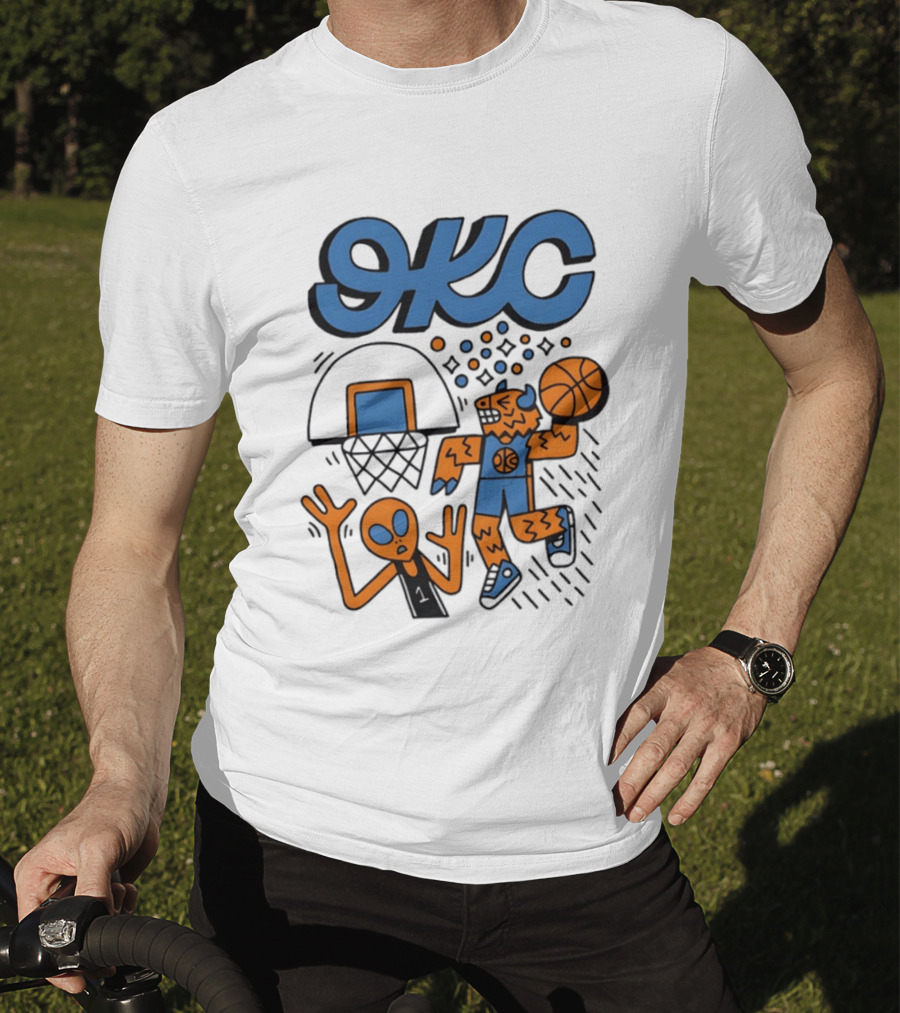 OKC Thunder Rumble Dunk Basketball T-Shirt