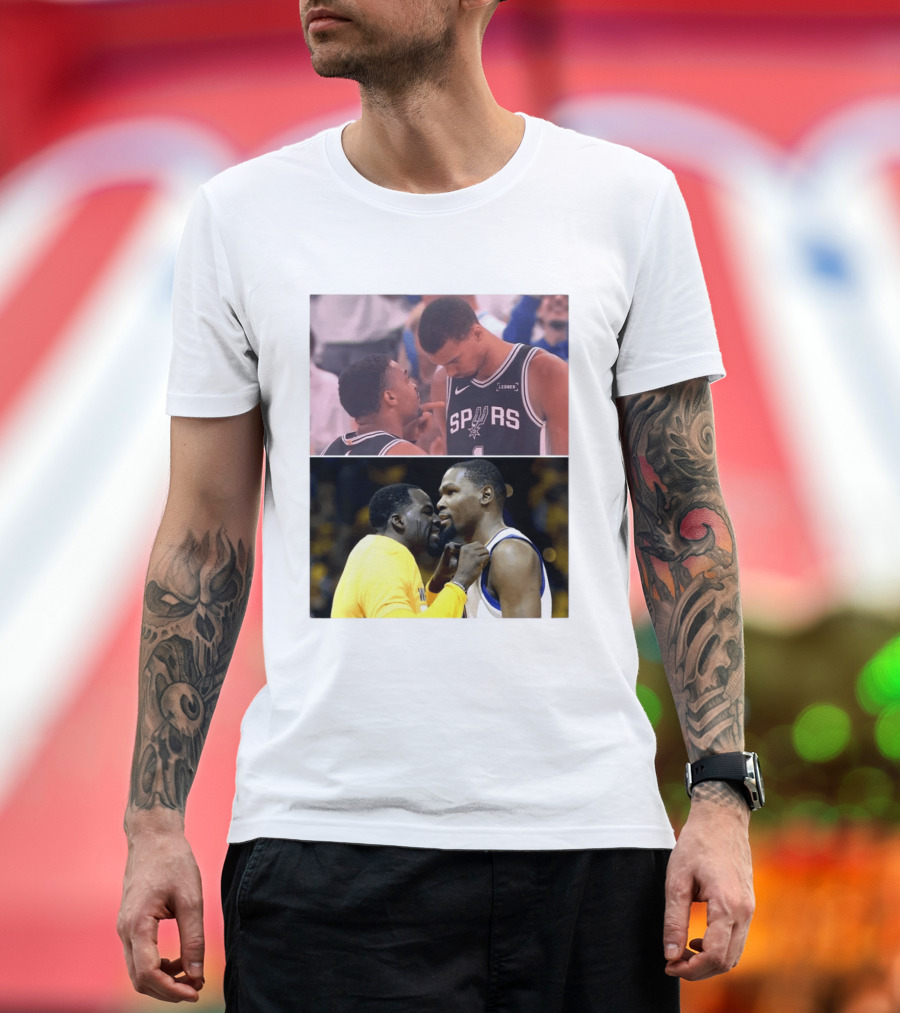 Wemby Keldon Johnson Spurs Draymond Meme Recreation T-Shirt
