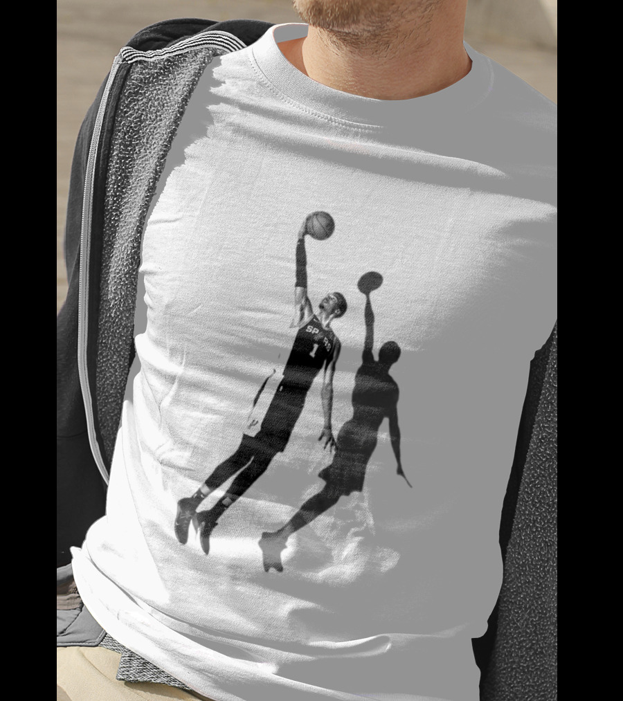 Premiun Wemby And The Nuns Spurs Basketball Iconic Dunk T-Shirt