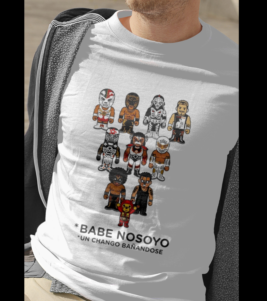 Babe Nosoyo Un Chango Banandose Characters Collection T-Shirt