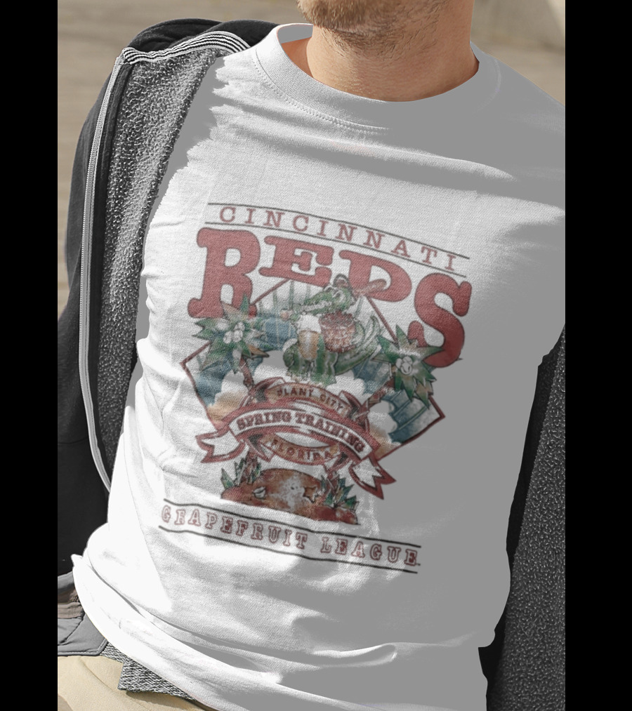 Cincinnati Reds Florida Spring Training Grapefruit League MLB Plant City T-Shirt