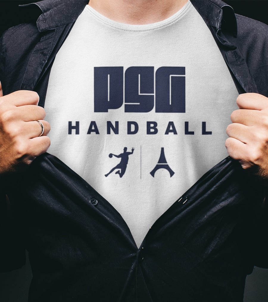 PSG Handball Paris France Eiffel Tower Player T-Shirt
