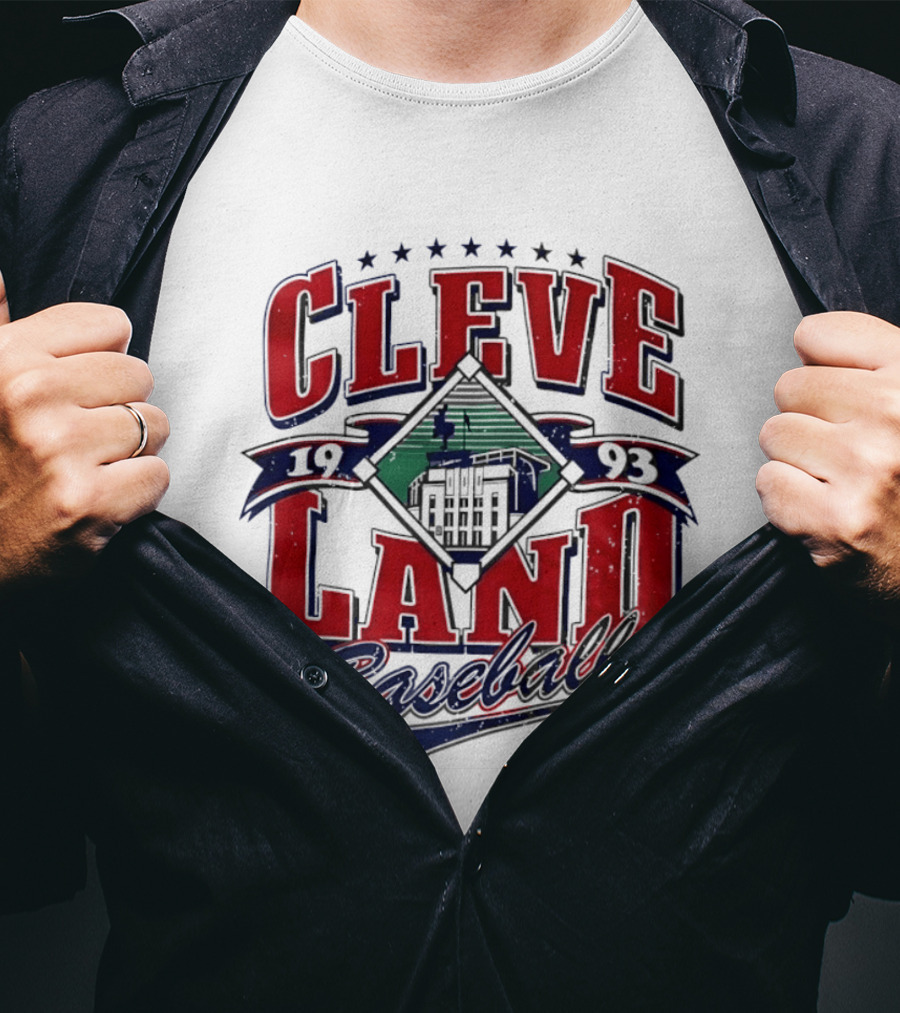Cleve Land 1993 Baseball Vintage Collectible T-Shirt