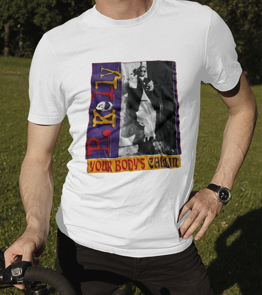 R Kelly Your Body's Callin' Vintage Style Avec Photo Iconique Et Couleurs Vives T-Shirt