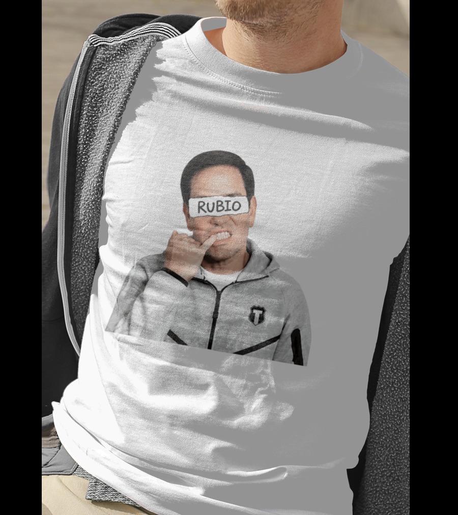 Rubio Parody Finger Gesture T-Shirt