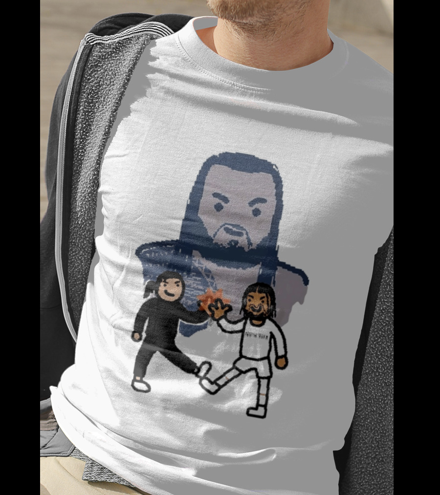 New York Knicks Acknowledge Me NBA Paint T-Shirt
