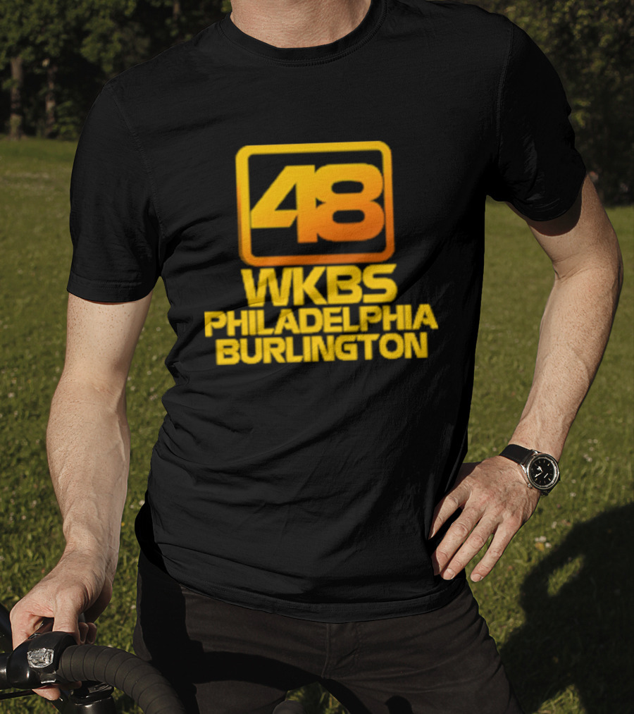 48 WKBS Philadelphia Burlington Vintage Television Broadcast T-Shirt