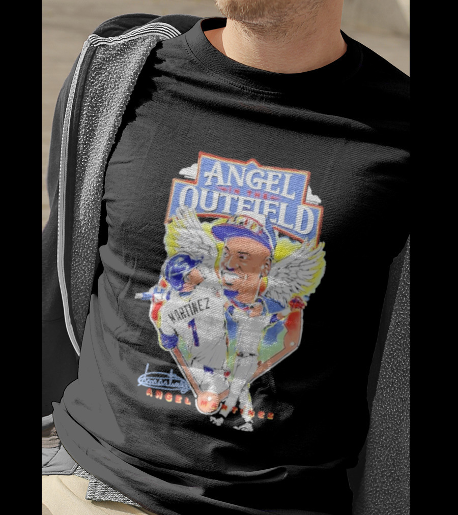 Angel Martinez In The Outfield Cleveland Guardians T-Shirt