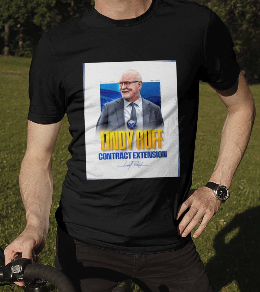 Buffalo Sabres Lindy Ruff Head Coach Contract Extension T-Shirt