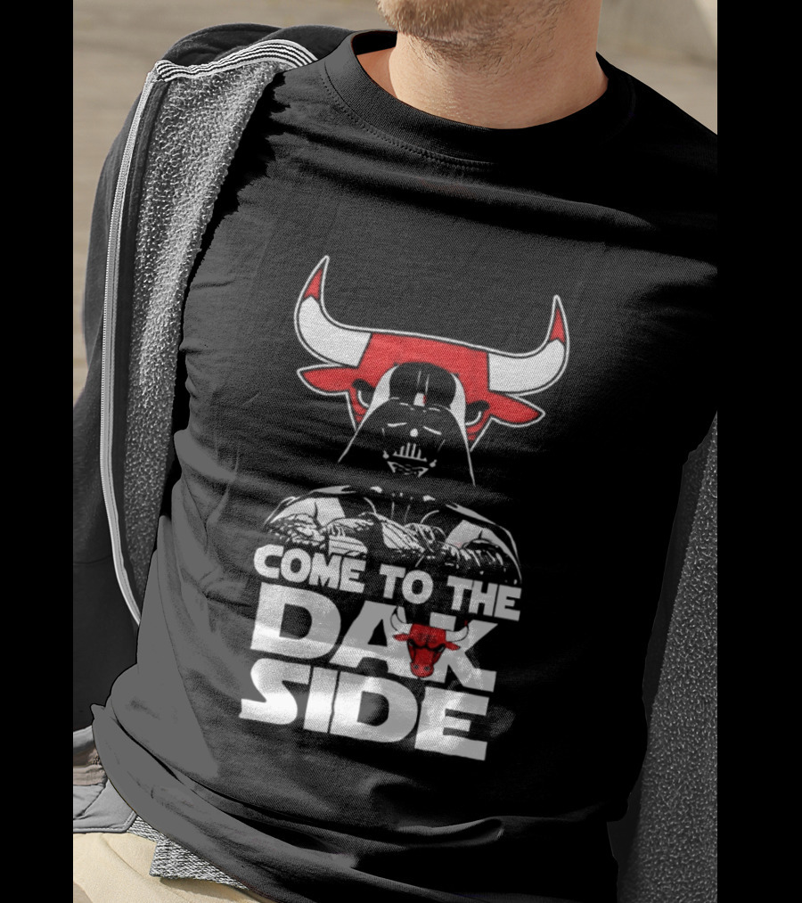 Come To The Dark Side Darth Vader Chicago Bulls Star Wars T-Shirt