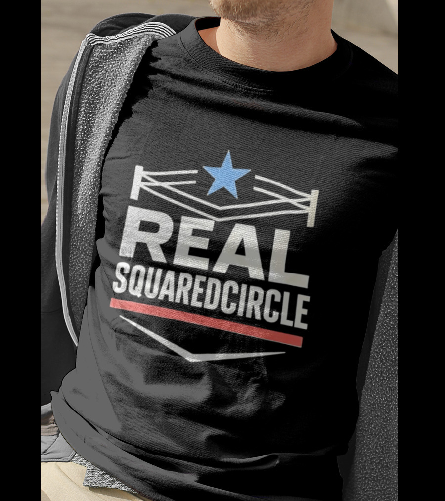 Real Squaredcircle WWE Wrestling Ring Star T-Shirt