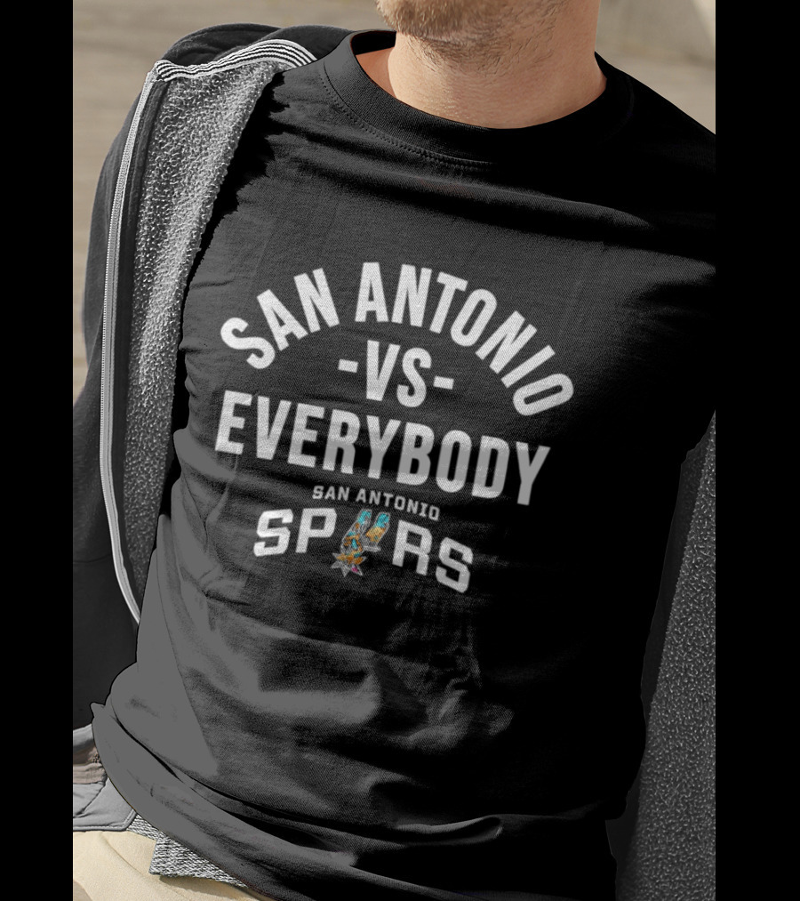 San Antonio Vs Everybody San Antonio Spurs 2026 NBA Basketball T-Shirt