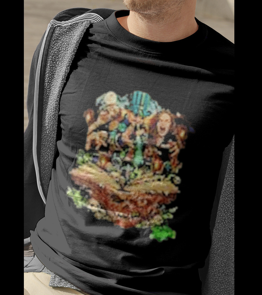 The Necronomicon Outbreak JCW Voodoo Graveyard Horror Skull Book T-Shirt