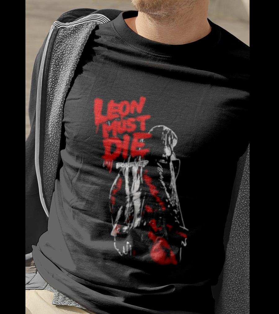 Leon Must Die Forever Red T-Shirt