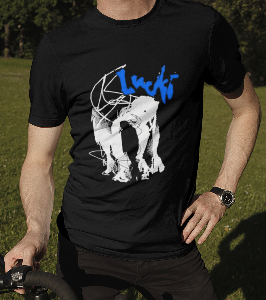 Lucki Alt Heavy Metal Style White Abstract T-Shirt