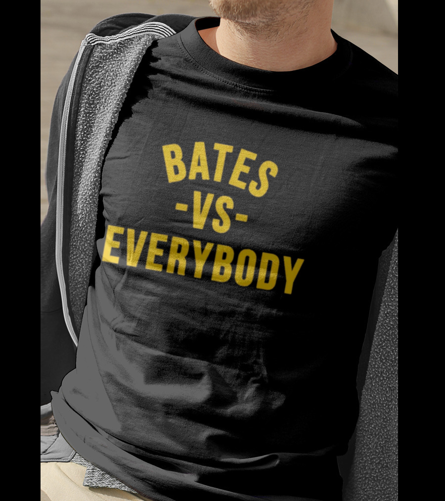 Bates Vs Everybody Bold Yellow Lettering T-Shirt