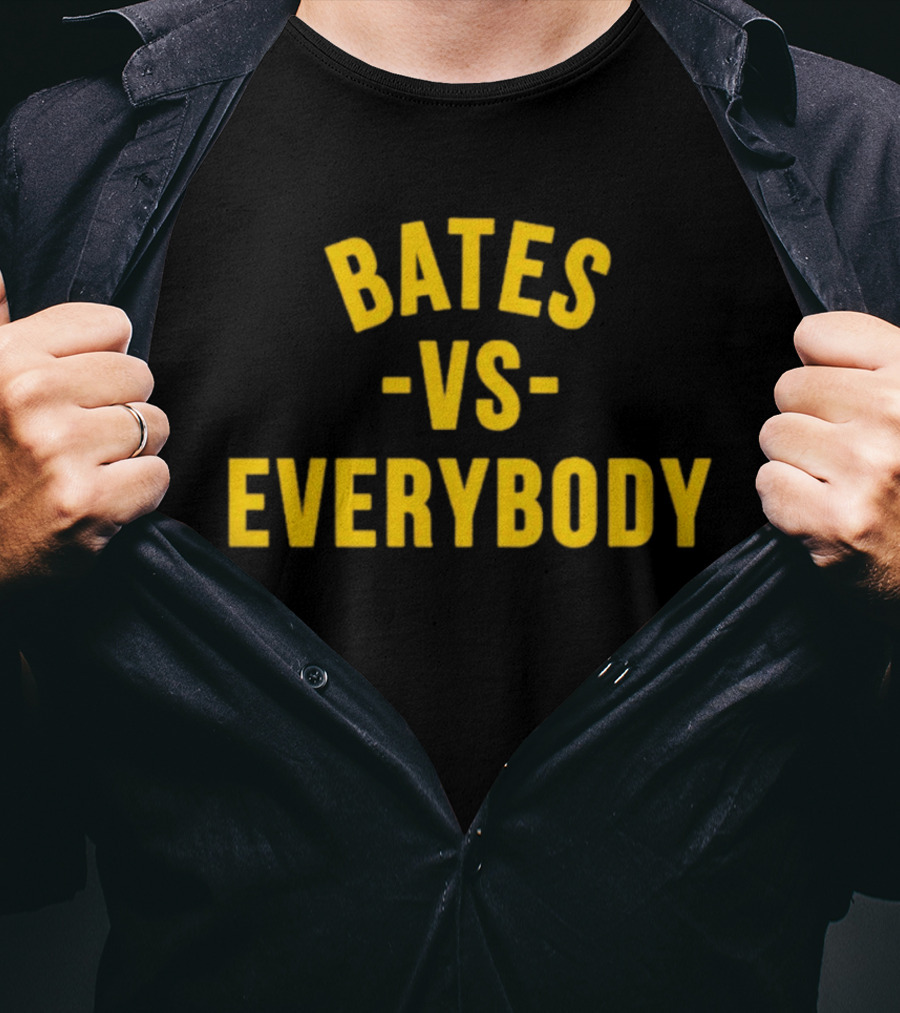 Bates Vs Everybody Bold Yellow Lettering T-Shirt