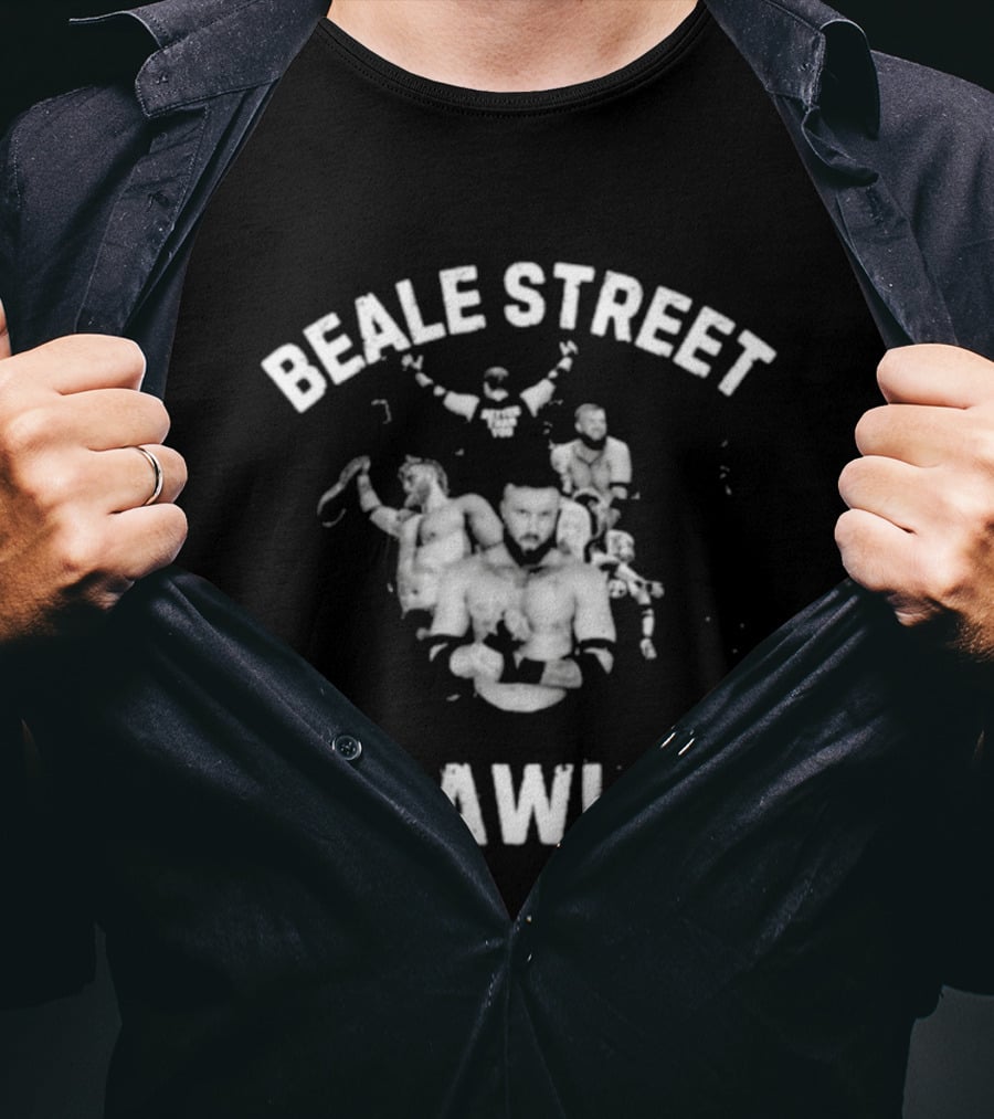 Beale Street Brawler Boxing Legends Collage T-Shirt