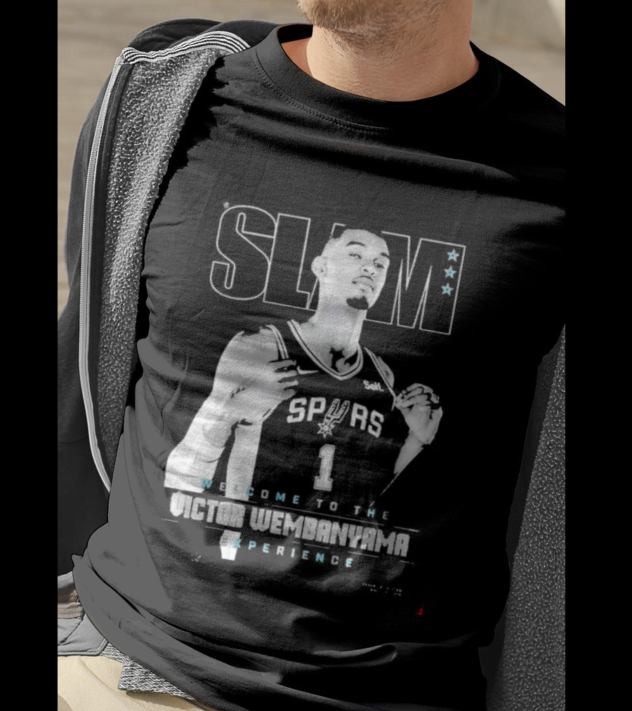 Slam Spurs Victor Wembanyama Welcome To The Future T-Shirt