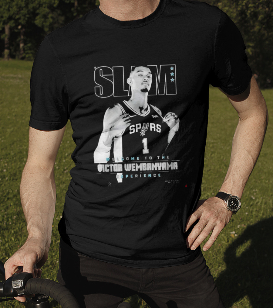 Slam Spurs Victor Wembanyama Welcome To The Future T-Shirt