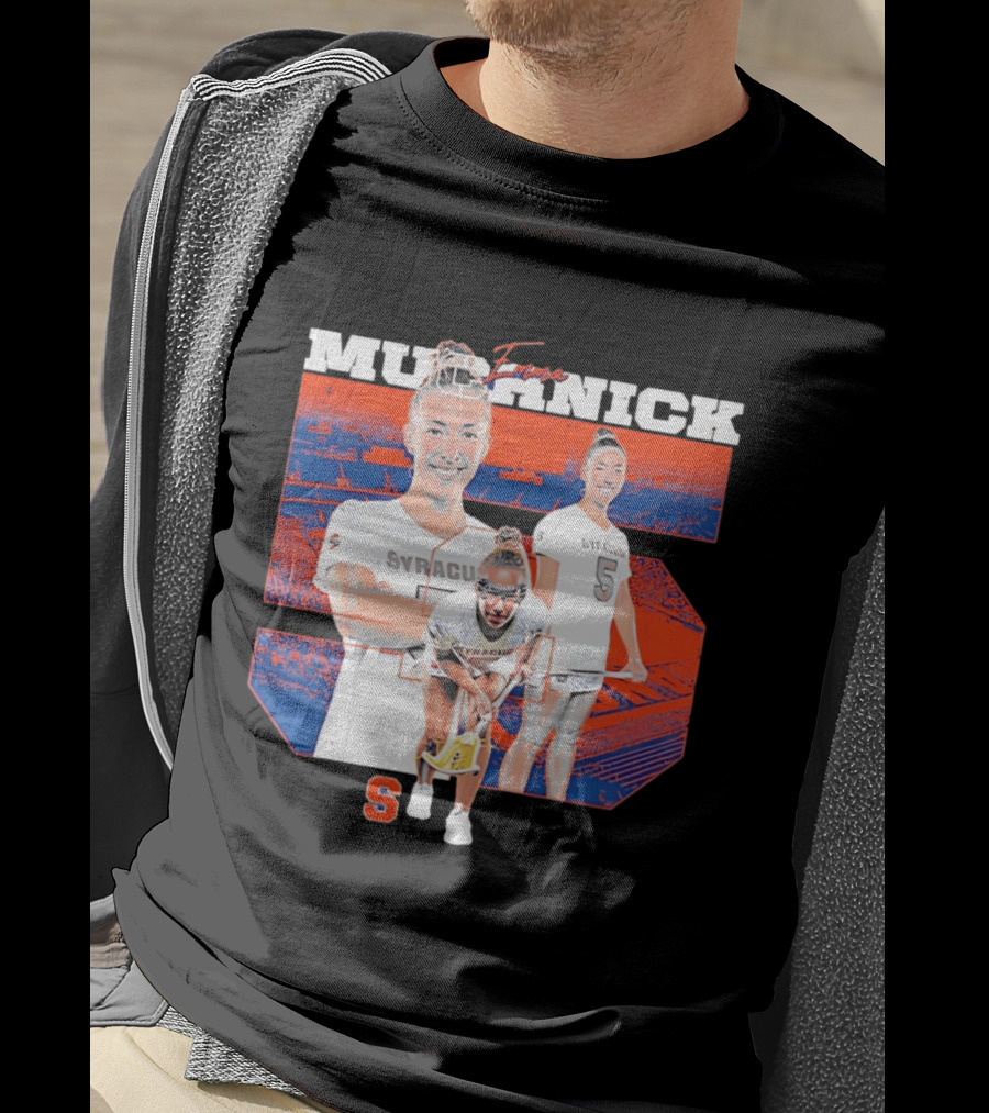 Emma Muchnick Syracuse Lacrosse Orange NCAA Number 5 T-Shirt
