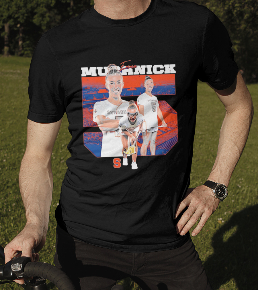 Emma Muchnick Syracuse Lacrosse Orange NCAA Number 5 T-Shirt
