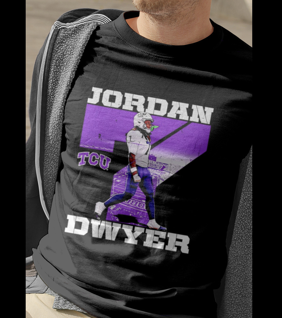 TCU Horned Frogs Football Jordan Dwyer Number 7 T-Shirt