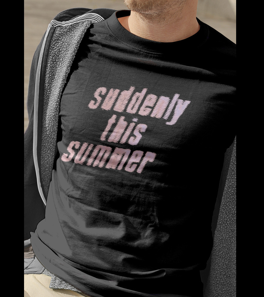 Suddenly This Summer Retro Vibe Pink T-Shirt