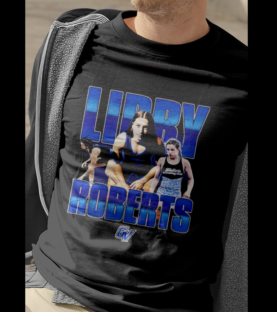 Libby Roberts Grand Valley Laker NCAA Wrestling GV T-Shirt