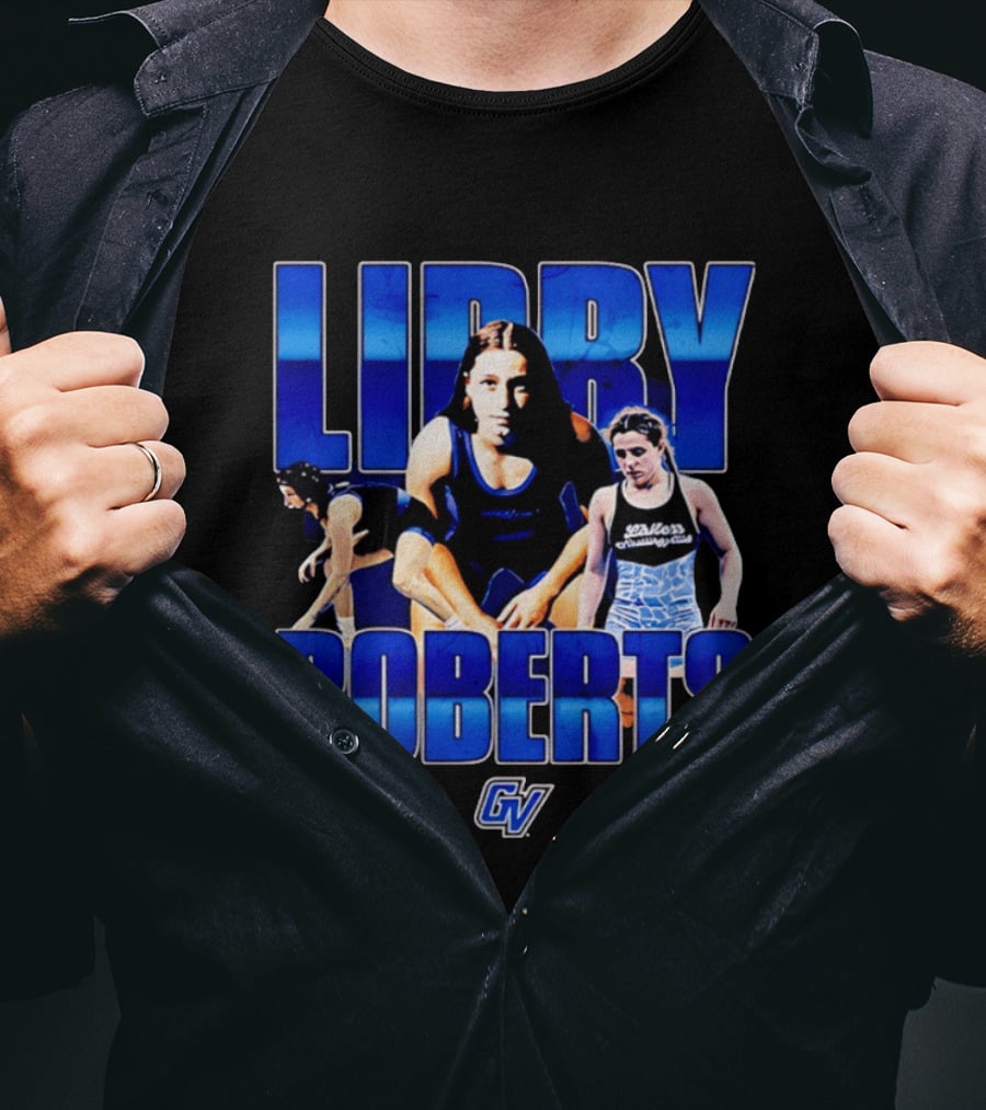 Libby Roberts Grand Valley Laker NCAA Wrestling GV T-Shirt