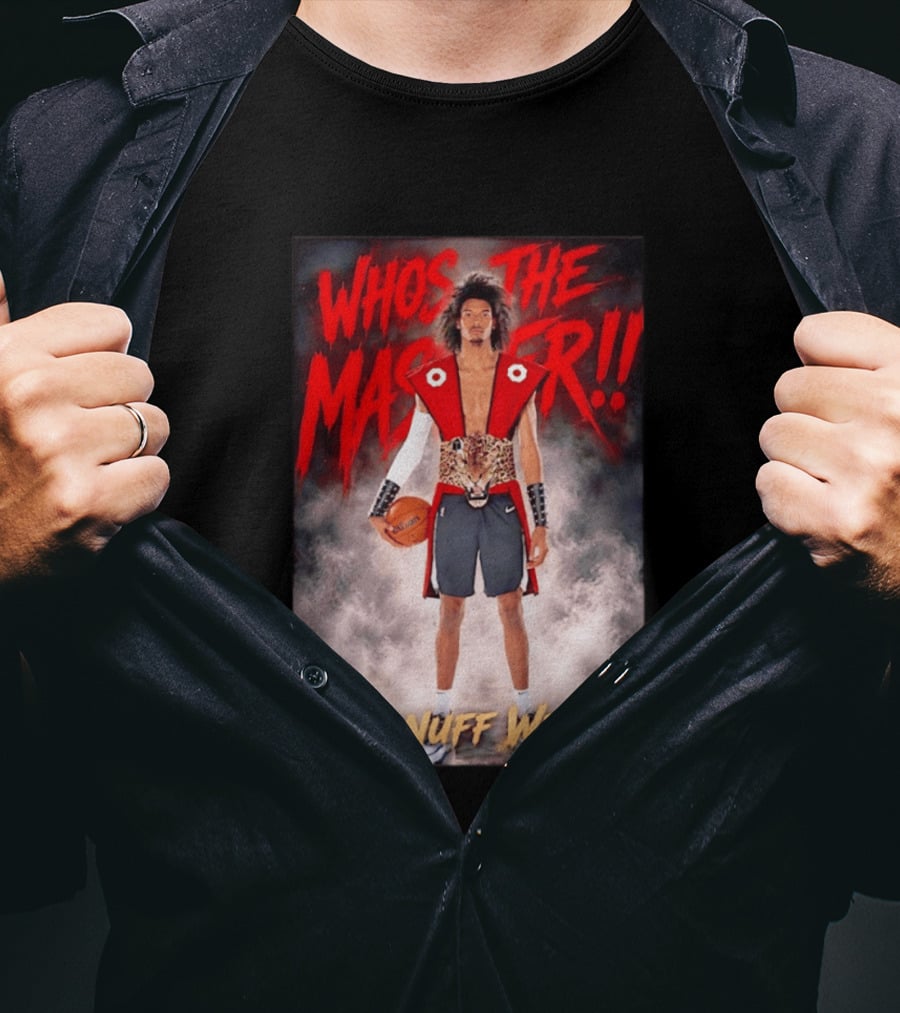 Whos The Master Sho Nuff Wemby San Antonio Spurs T-Shirt