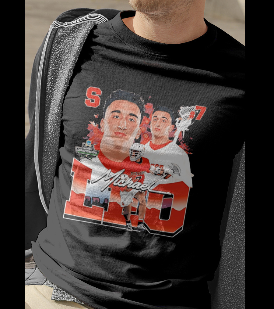 Michael Leo Syracuse NCAA Lacrosse Championships #7 T-Shirt