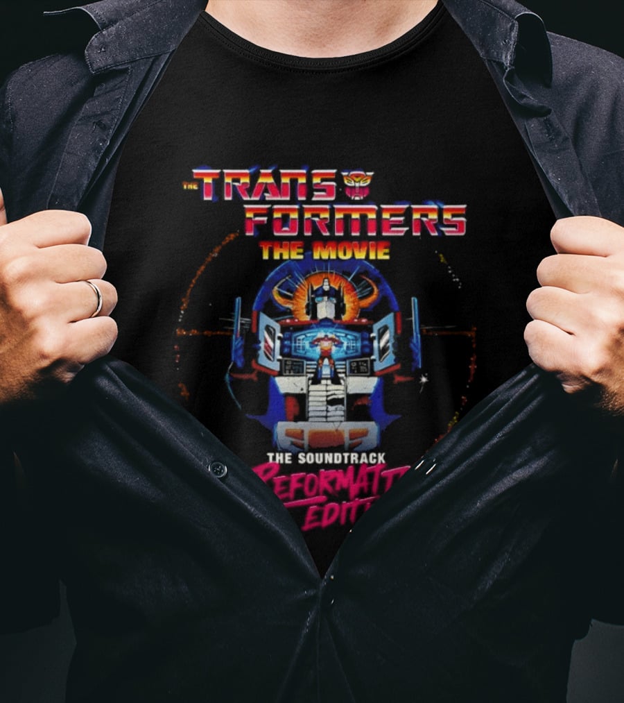 Transformers The Movie Soundtrack The Reformatted Edition Optimus Prime T-Shirt