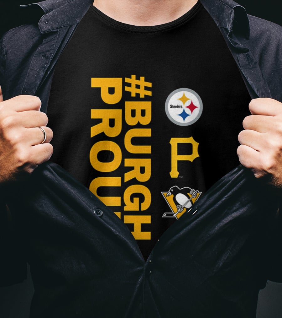 2026 #BurghProud Steelers Pirates Penguins T-Shirt