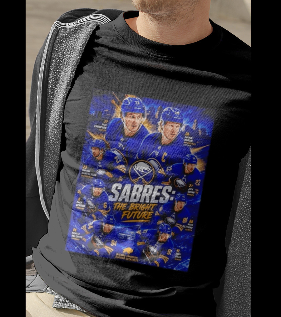 Buffalo Sabres Players Bright Future NHL Team Roster 2023 T-Shirt