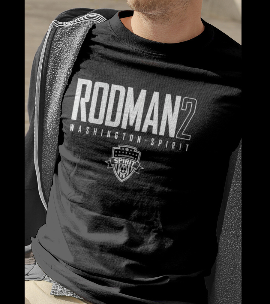 RODMAN2 Washington Spirit Soccer Fan Merchandise T-Shirt