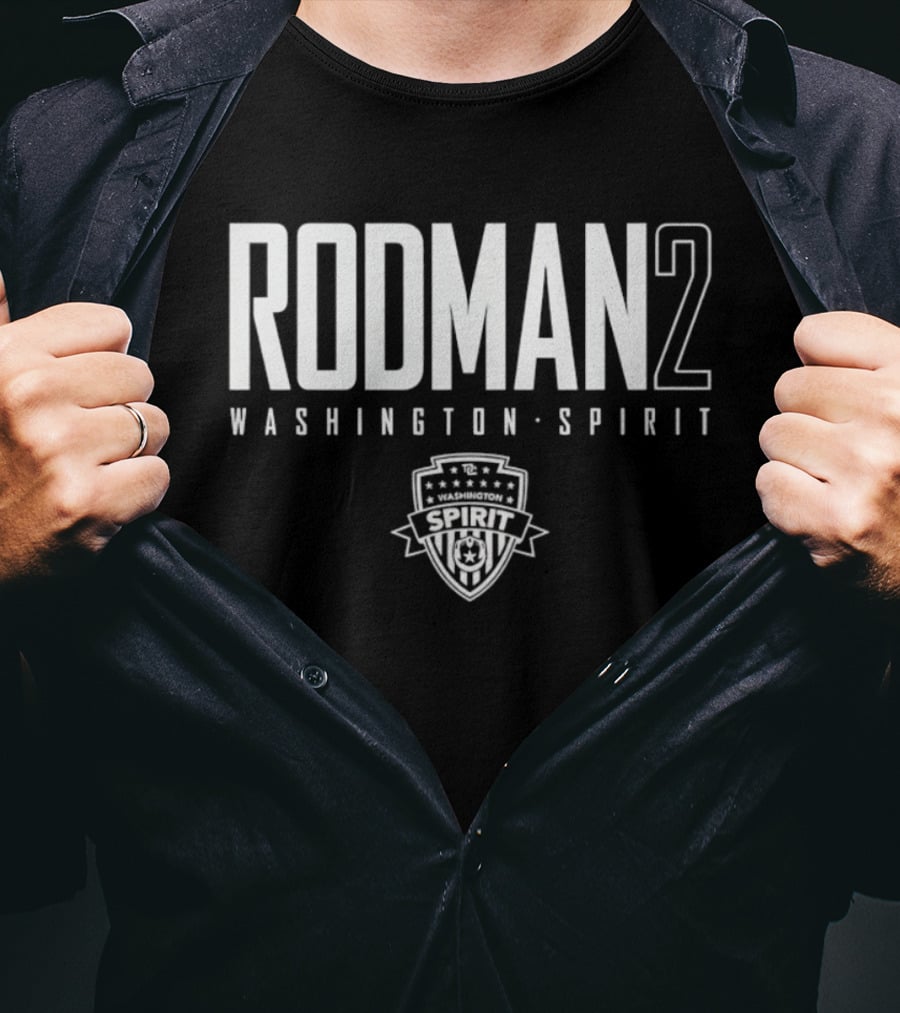 RODMAN2 Washington Spirit Soccer Fan Merchandise T-Shirt